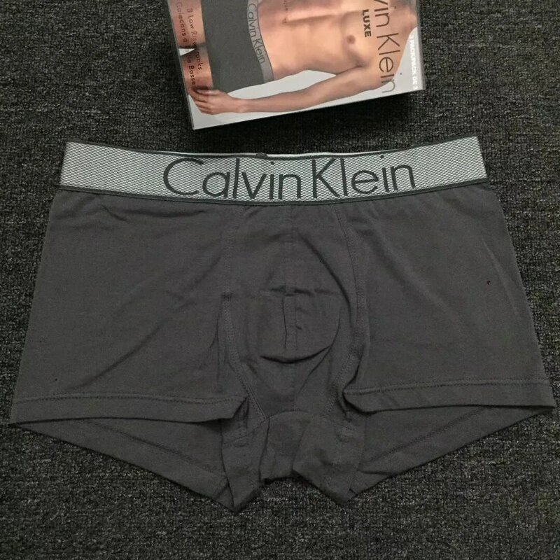 Calvin Klein-ชายนักมวยEthikaชายชุดชั้นในผ้าฝ้ายBoxershortsชายกางเกงชายชุดชั้นในกางเกง98