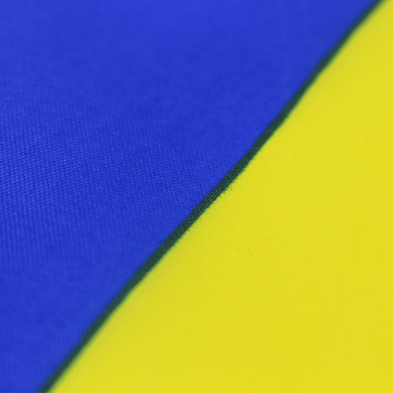 Johnin 90*150Cm Biru Kuning Ua Ukr Ukraina Bendera untuk Dekorasi