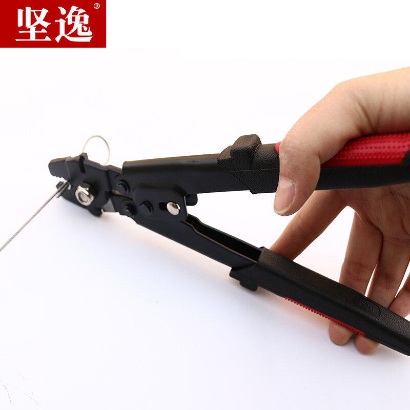 Fishing Crimping Pliers Wire Rope Crimper Hand Crimping Tools Set For Copper And Aluminum Oval Sleeves From 0.1mm-2.2mm