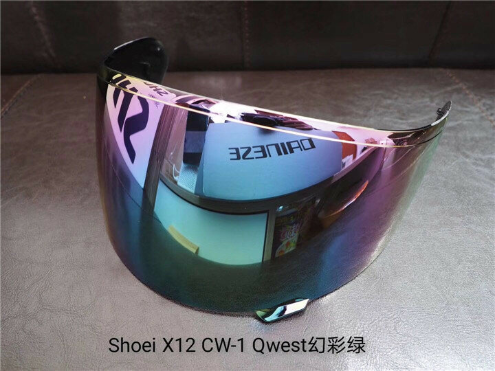 Motocicleta Full Face Capacete Visor Lens Case para Shoei, X12, X-12, CW-1, RF-1100, XR-1100, Qwest, X-Spirit 2, QWEST