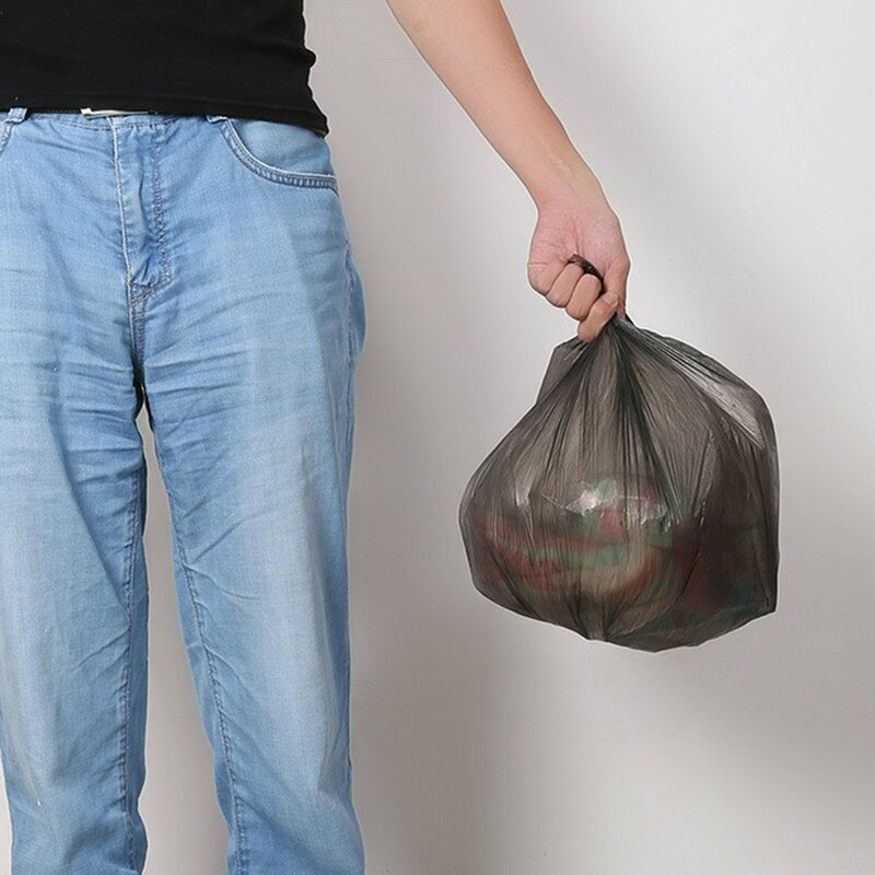 أكياس القمامة المنزلية المحمولة سميكة بأسعار معقولة المطبخ الأسود سترة نوع القمامة دلو حقائب بلاستيكية تخزين المطبخ