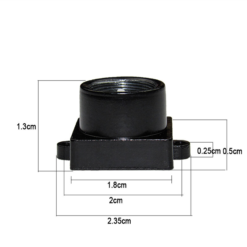 M12 Pemegang Lensa Lensa Gunung Sekrup Jarak Lubang 20Mm untuk M12 Lensa Kamera Cctv PCB IP Kamera Modul