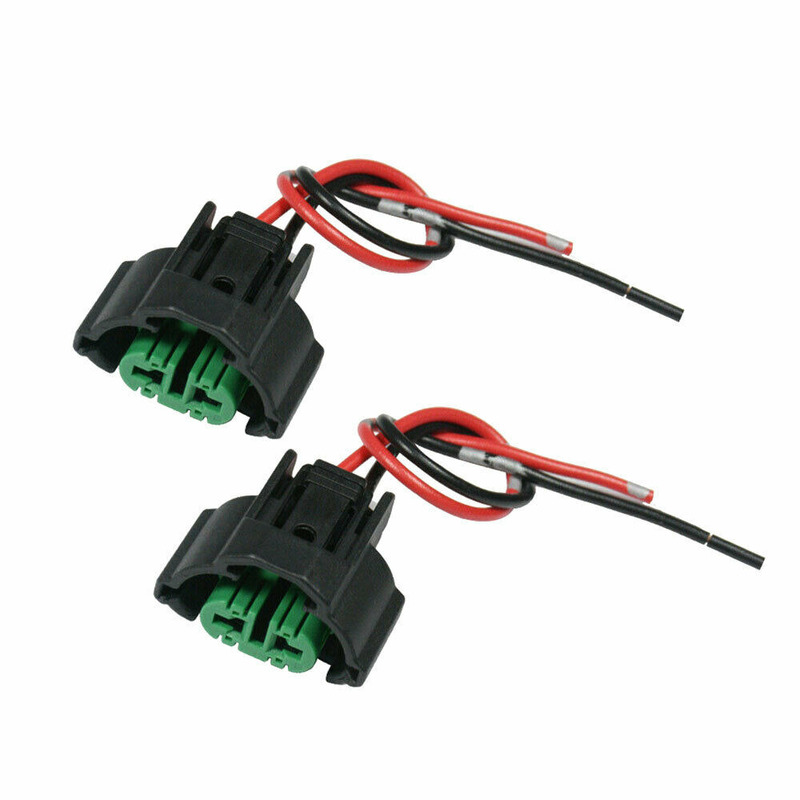 2Pcs H11 H8 Female Connector Adapter Wiring Harness Socket Car Wire Connector Cable Plug Adapter for Foglight Head Light
