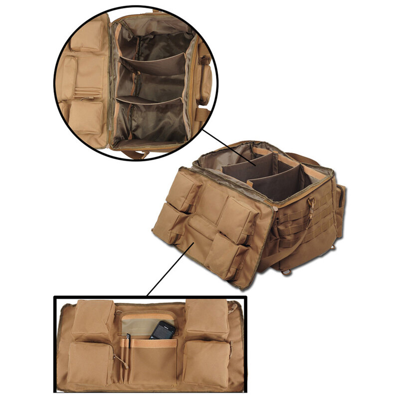 Тактический рюкзак для активного отдыха, вместительная сумка для кемпинга, 50 л, для пешего туризма, путешествий, альпинизма, вещевой мешок с несколькими карманами