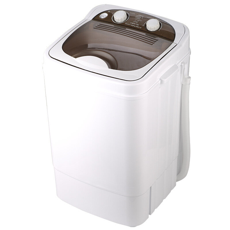 เครื่องซักผ้าดรัมถังเดี่ยวขนาดเล็ก7.0กก. พร้อมท่อระบายน้ำกึ่งอัตโนมัติ220V 50Hz