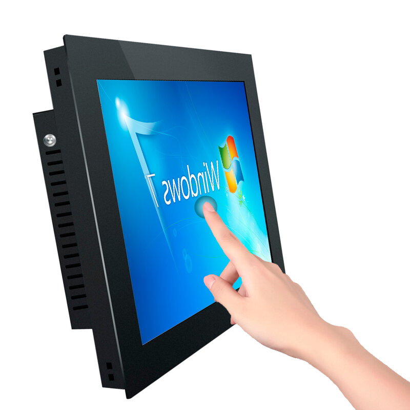 18.5 "23.6" 21,5 Zoll eingebetteter industrieller All-in-One-Computerpanel-PC mit integriertem Touchscreen-WLAN für Win10 Pro