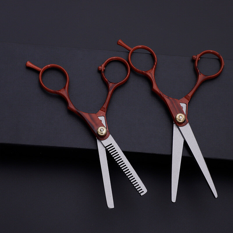 Profesjonalne 6.0 Cal rude włosy nożyczki cięcia narzędzia fryzjerskie degażówki nożyce Salon fryzjerski nożyczki