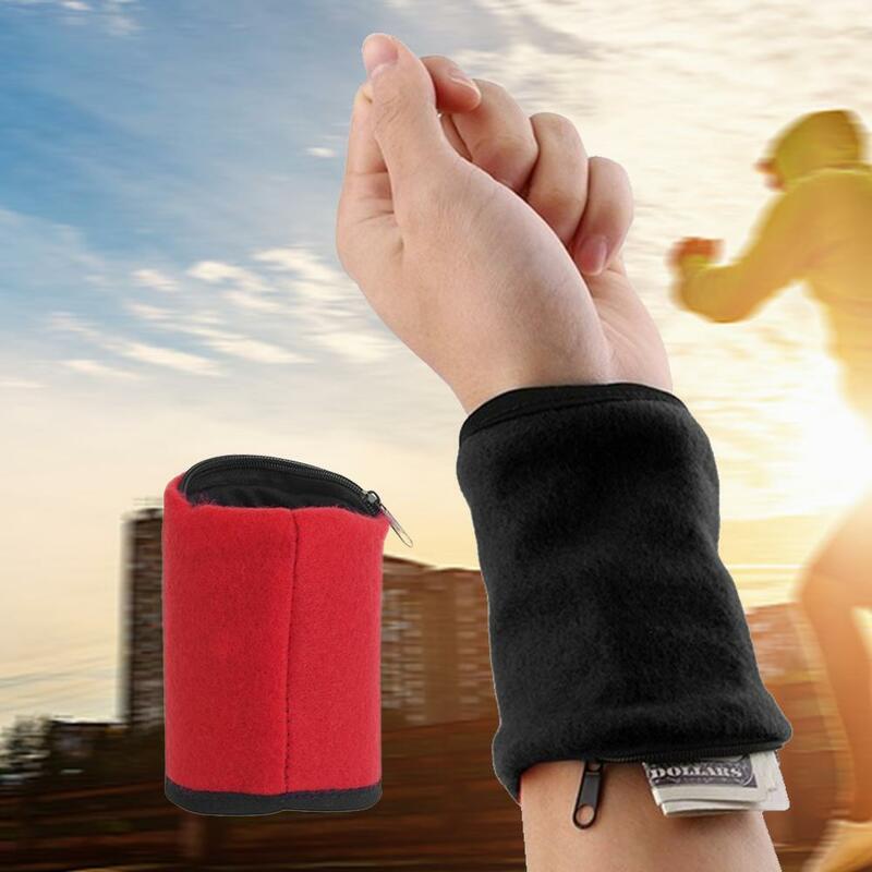 Sports Outdoor Multi-Function Wrist Bag Zipper Woolsack Travel Pouch Gym Bike Wallet Outdoor Camping Tools Portable Card Case