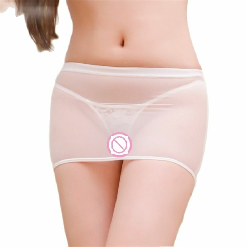 Jupe moulante en maille transparente pour femmes, mini jupe sexy, transparente, boîte de nuit, sac, hanche, tentation, 7.0