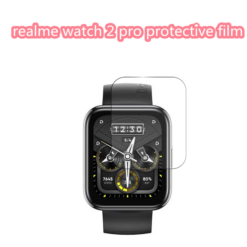 Protetor de tela tpu nano filme macio para relógio realme 2 pro relógio inteligente pulseira capa protetora filme macio hd resistente a riscos