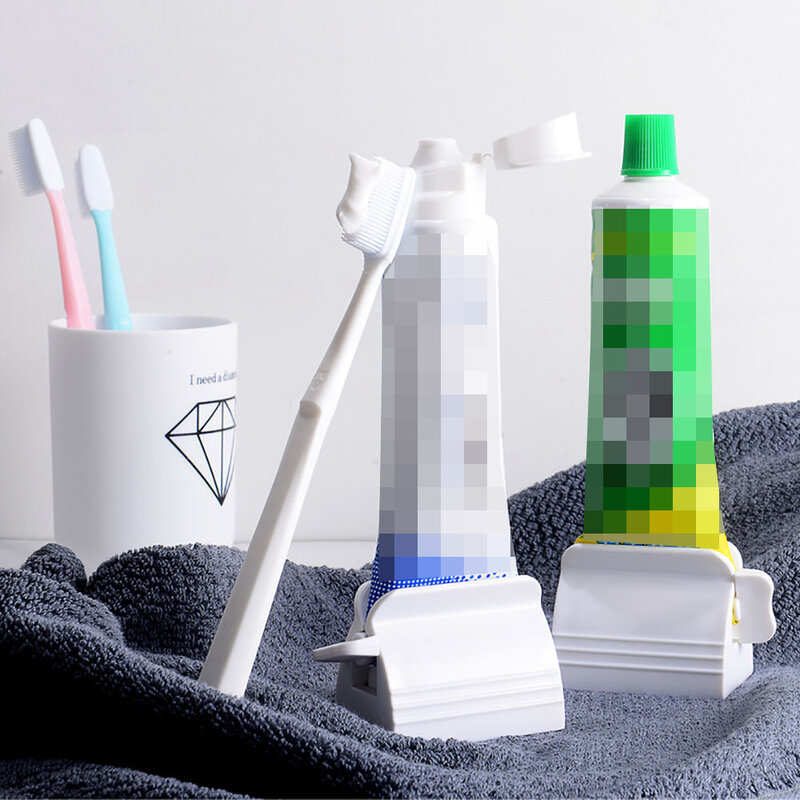 Rodillos de tubo de pasta de dientes Manual, exprimidor, soporte de tubos vertical, dispensador, ahorro de espacio, accesorios de baño para el hogar, 1 piezas, nuevo