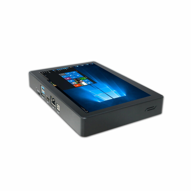 8 inch capacitive touch pc all in one mini pc supported  processor