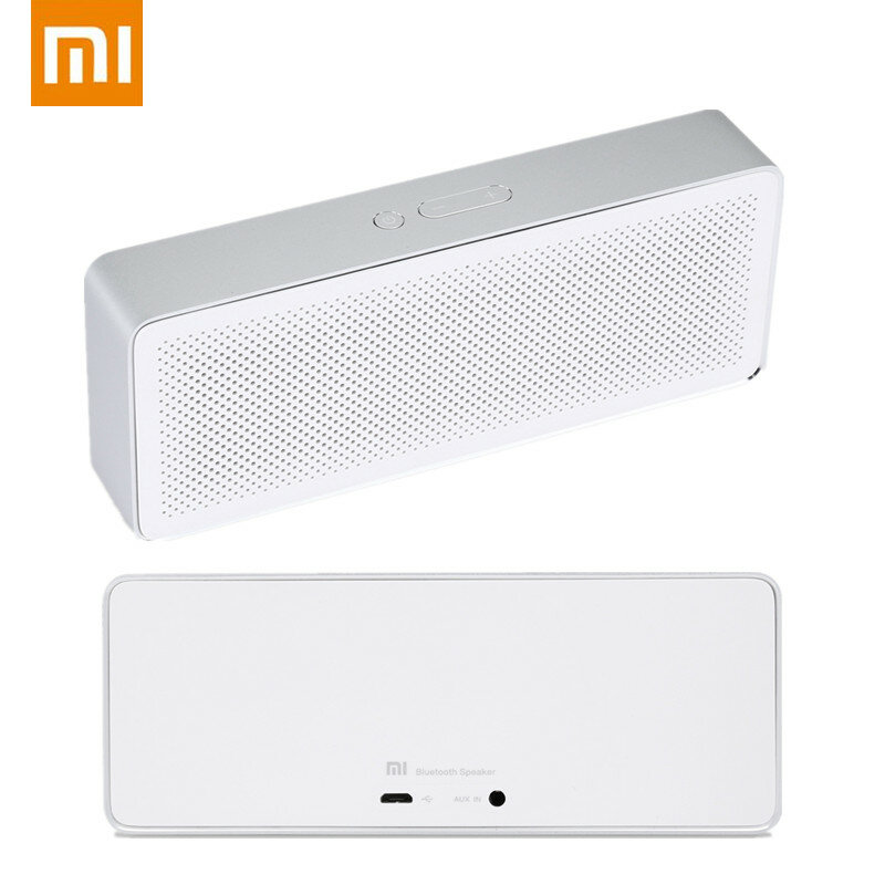 Xiaomi Mi głośnik Bluetooth kwadratowe pudełko 2 głośniki Stereo bezprzewodowa przenośna jakość dźwięku wysokiej rozdzielczości 1200mAh 10 godzin odtwarzania