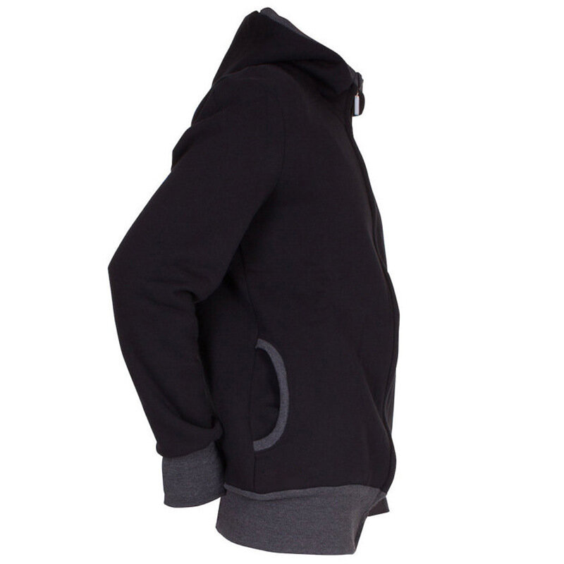 MRMT 2024 Brand Men's Hoodie Sweatshirt Cardigan Men's Multi-function Kangaroo Dad Men's Casual Jacket Clothing