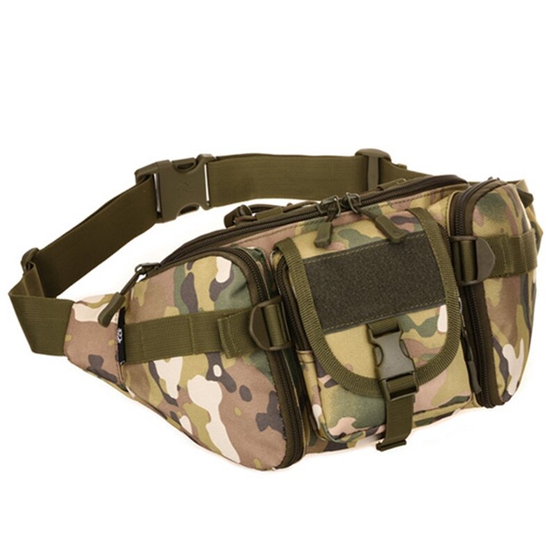 Водонепроницаемая нейлоновая поясная сумка для мужчин, военный тактический армейский поясной кошелек, походная уличная спортивная нагрудная Сумочка для кемпинга