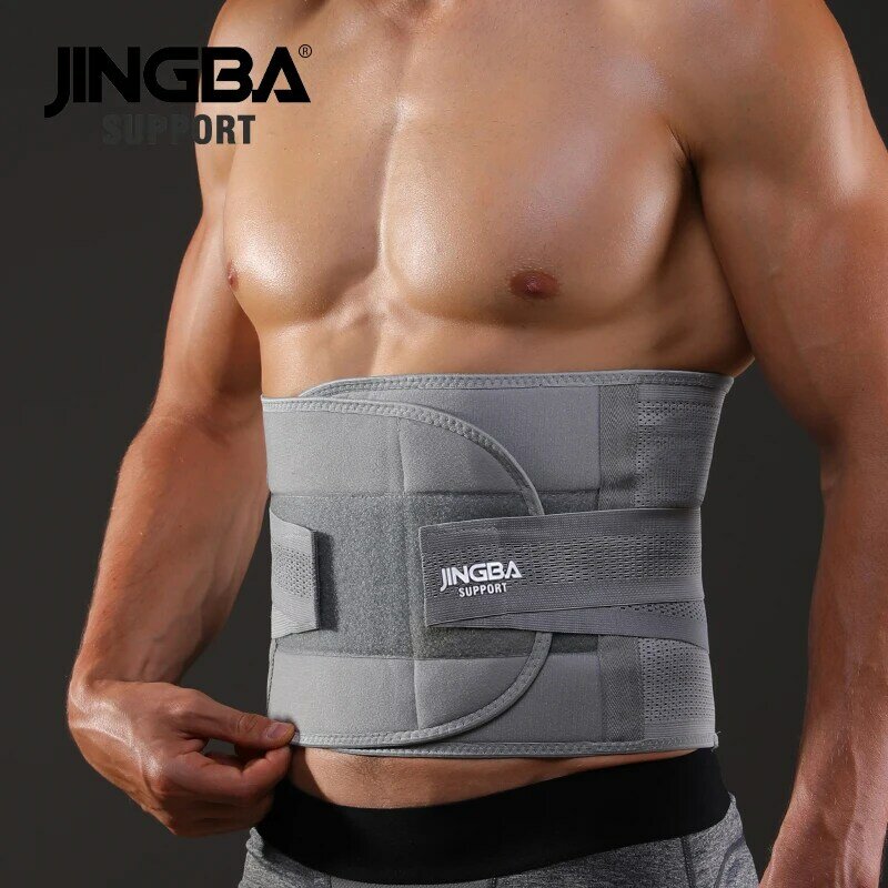JINGBA-Cinturón de sudoración para fitness, cinturón de apoyo deportivo para la espalda, recortador de musculación, fábrica de seguridad deportiva