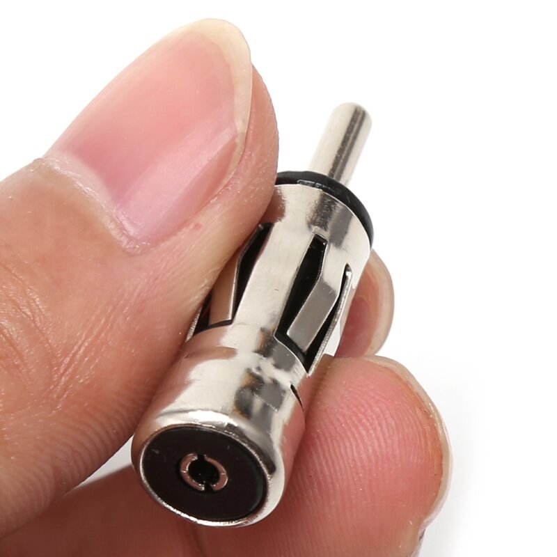 Car Vehicles Radio Stereo ISO To Din Aerial Antenna Mast Adaptor Connector Plug Car Accessories Converter Universal