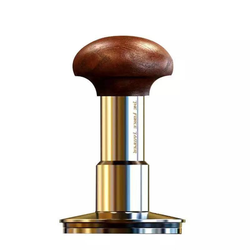 The Force Tamper-Outil de presse à café en acier inoxydable, accessoires de cuisine, compte-gouttes de poudre de gril, marteau à poudre, 58mm