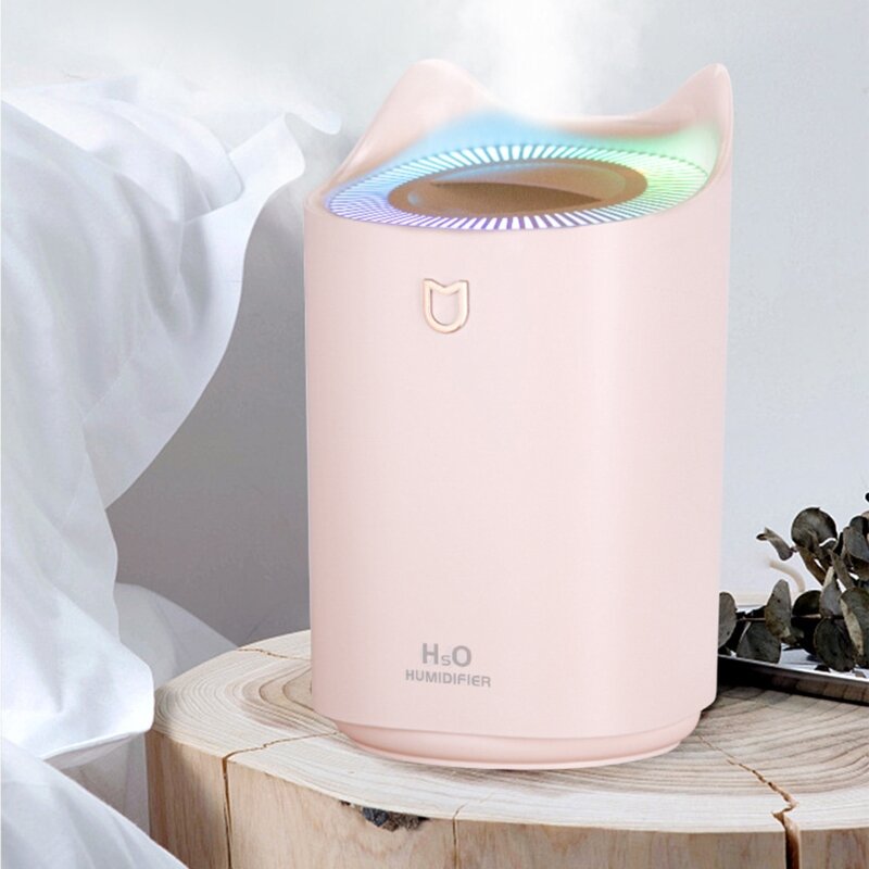 Bico duplo mini umidificador de ar usb névoa criador beleza reabastecimento aroma difusor ultra-silencioso operação fogger limpo