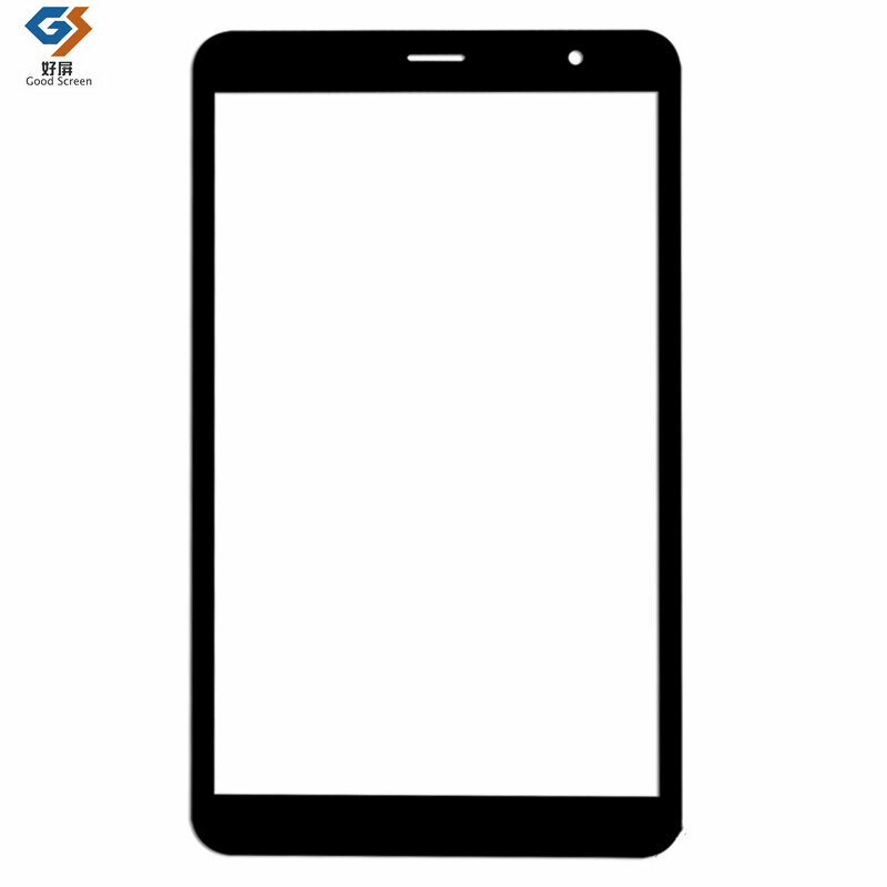 Capacitivo Touch Screen Digitizer para Tablet, Painel De Vidro Exterior, Preto, 8in, BP-6108