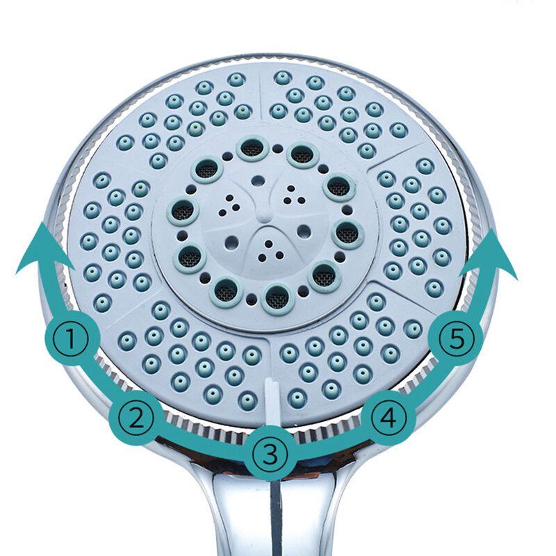 ZENBEFE-Grande cabeça de chuveiro multifuncional com interruptor, pode desligar a água, bocal de pulverização portátil para banheiro