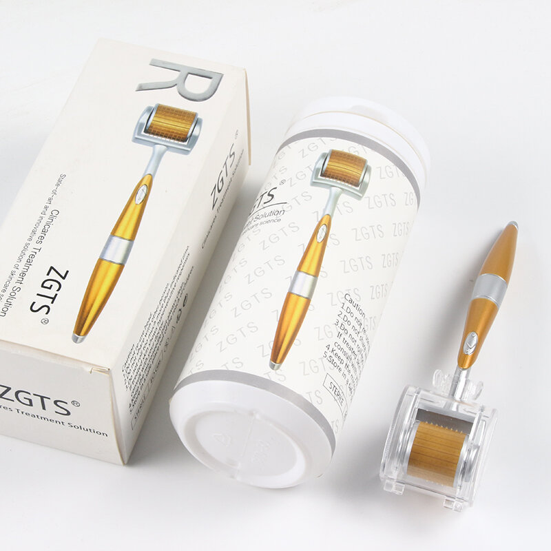 ZGTS 192 Derma Roller Titanium Micro Needles System Dermaroller Derma Roller mesoterapia per Microneedling per la cura del viso