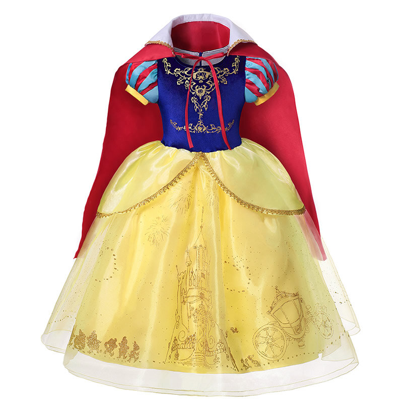 Menina elsa anna princesa vestido trajes criança festa de halloween vestido de baile crianças roupas belle unicorn fantasia roupas presente natal