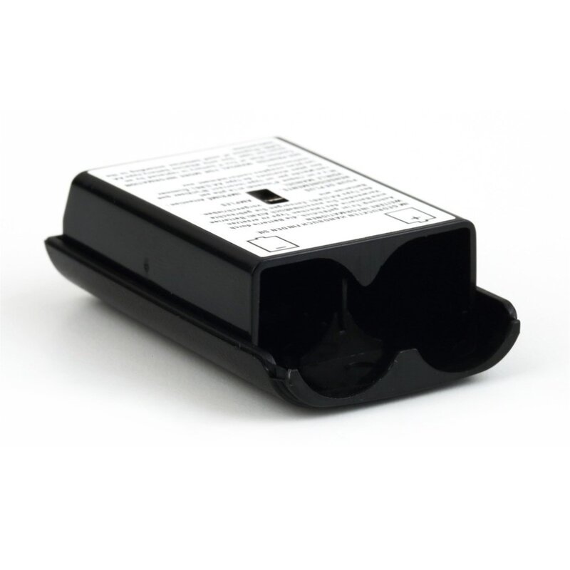 Pacote de bateria universal capa escudo caso kit para xbox 360 controlador sem fio alta qualidade preto bateria capa escudo