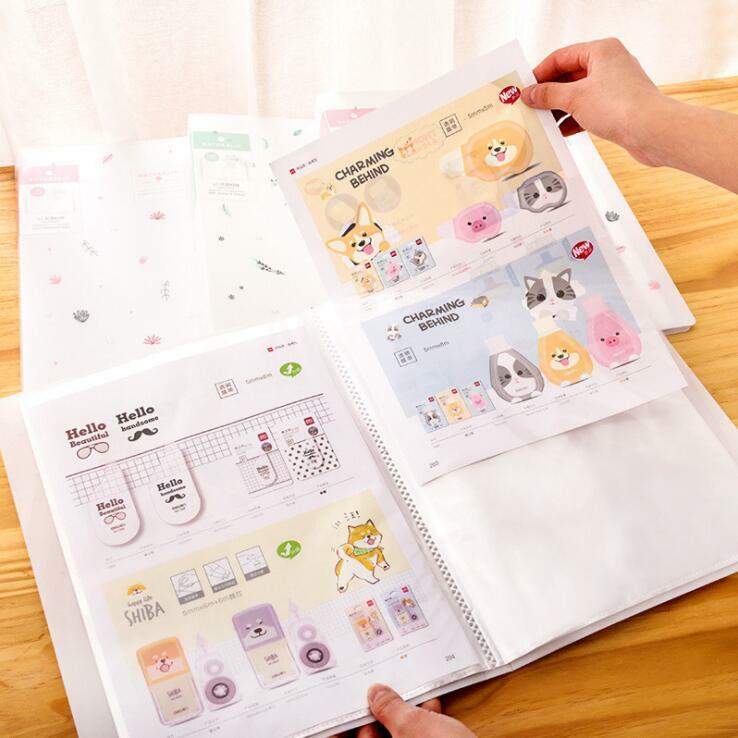 30 60 80 Pages A4 File Folder Music Examination Paper Organizer Storage Bag Desk Document Bags Sheet Protectors Case Stationery