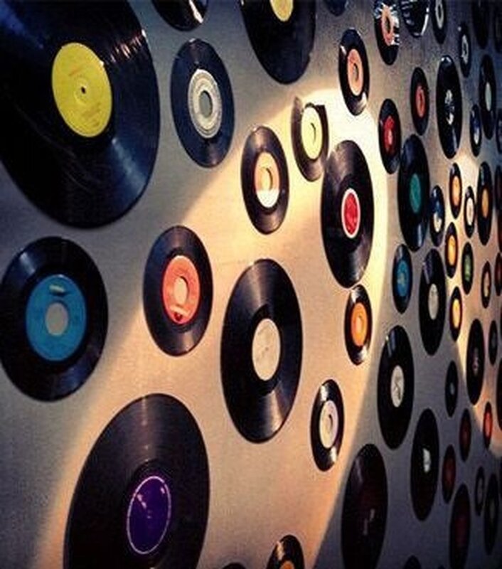 Decoración de discos de vinilo de 12 pulgadas, colgante de pared para Bar, cafetería, decoración de pared interior, Retro, nostálgico, registro antiguo, 1 ud.