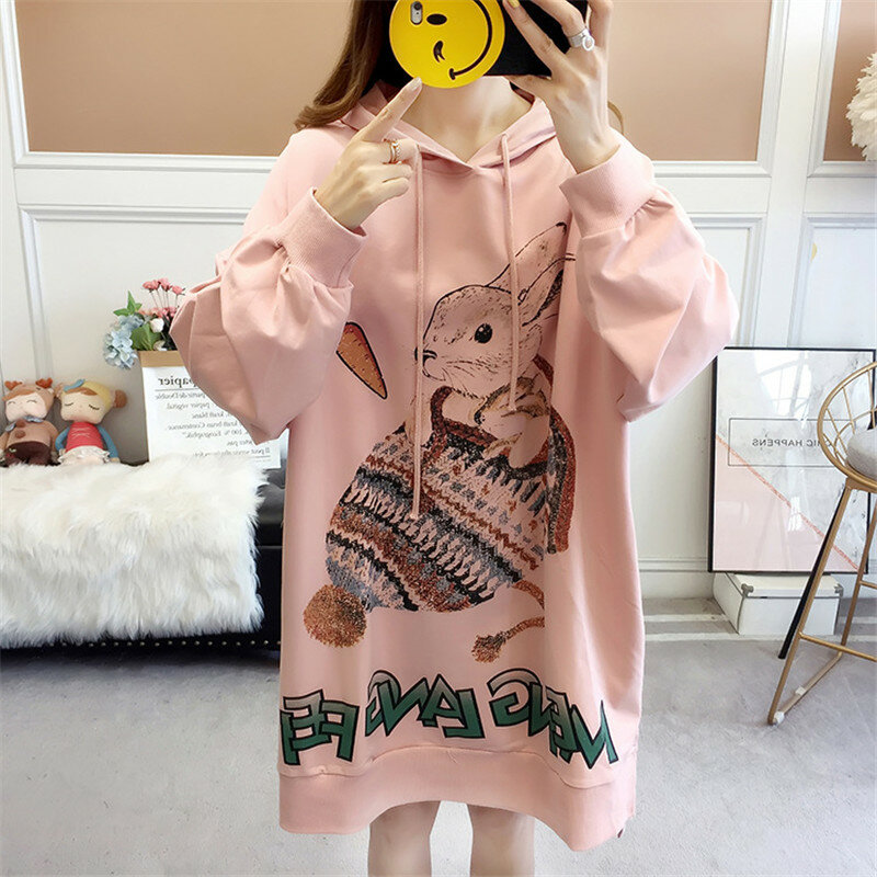Autumn Winter Maternity Clothes Hoodies Sweatshirt Long Sleeve Hooded Sweater Casual Pregnant Women Blouse Shirt Pullover Top