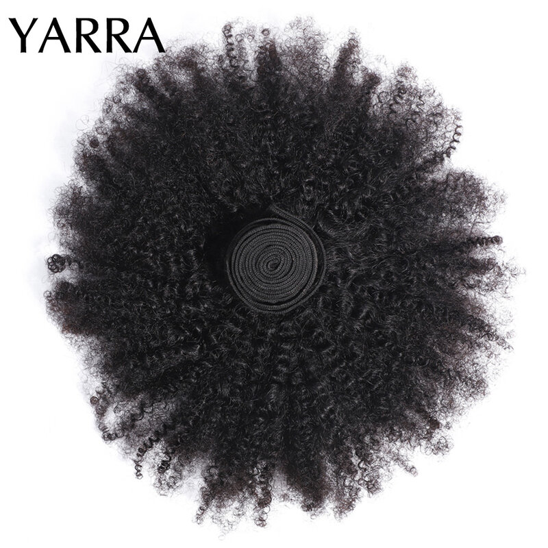 YARRA-Tissage en Lot Brésilien Naturel Afro Crépu et Bouclé, Extensions de Cheveux, 4b 4c, Vente en Gros