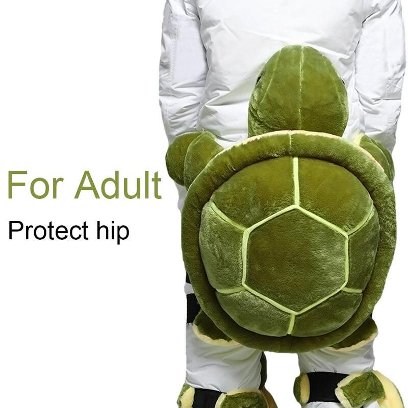 Tailbone-엉덩이 보호대 충격 방지 거북이 모양 미골 보호 쿠션, 야외 겨울 스키 키네시오 테이프