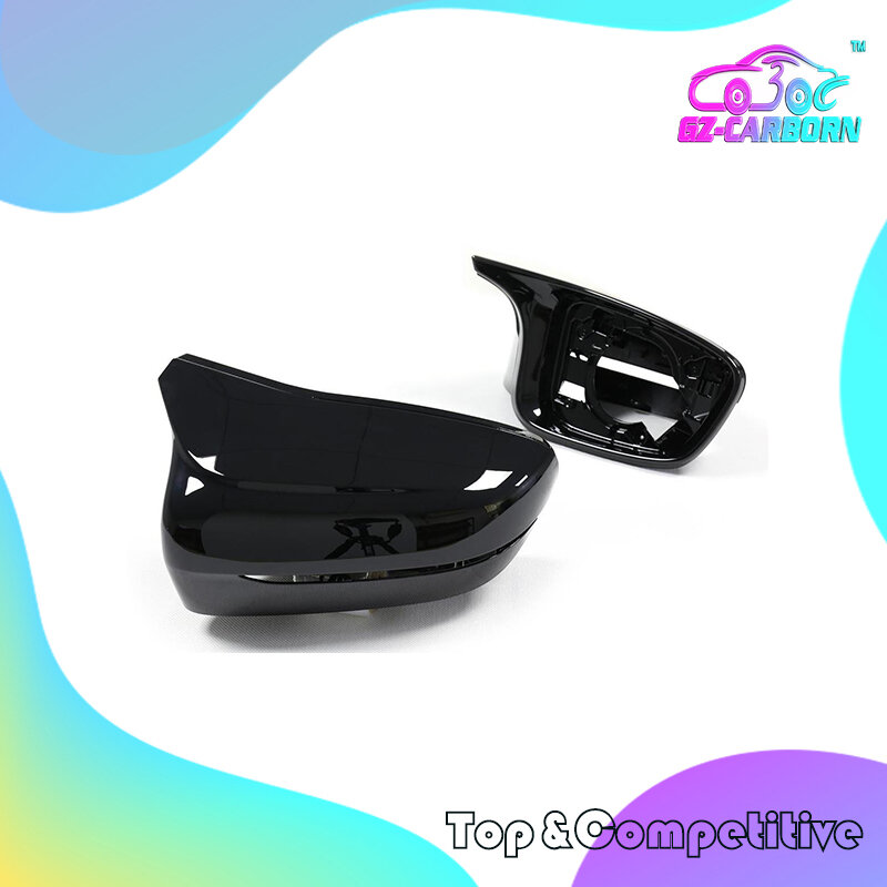 Side Mirror Cover 2017-2022 For BMW G42 G20 G28 G22 G23 G26 i4 G30 G38 G11 G12 G14 G15 G16 LHD F90 M5 Look Replace ABS/Carbon