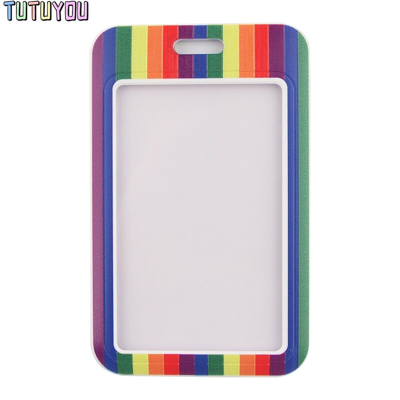 1Pc PC2465 Rainbow Gay Kreatif Lanyard Badge ID Lanyard Ponsel Tali Kunci Lanyard Leher Tali Aksesoris