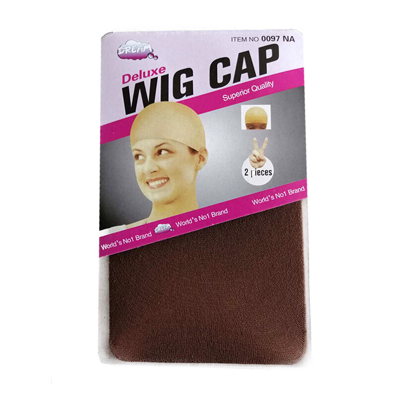 2 pcs HD parrucca Cap accessori per parrucche rete per capelli nero marrone balletto retina per capelli cofano perruque muslimextra-6.