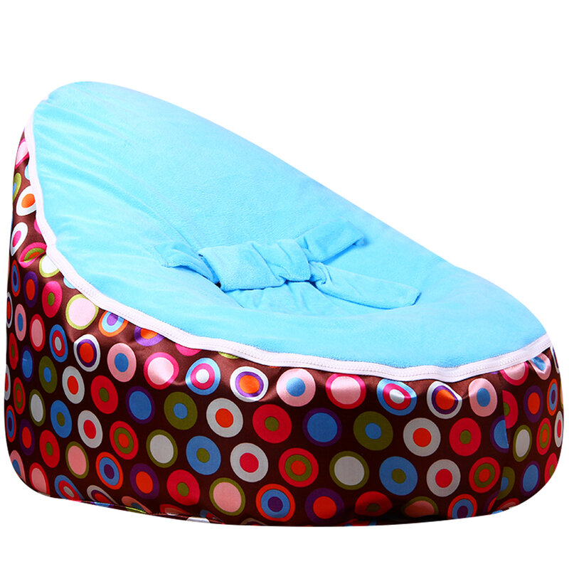 Levmoon Beanbag krzesło worek fasoli dzieci łóżko do spania przenośne składane fotelik dziecięcy Sofa Zac bez wypełniacza