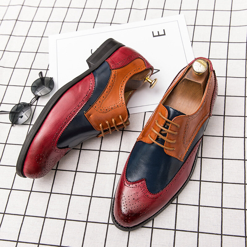 38~47 mens dress shoes business comfortable Stylish Gentleman's formal shoes men #BZ10026S