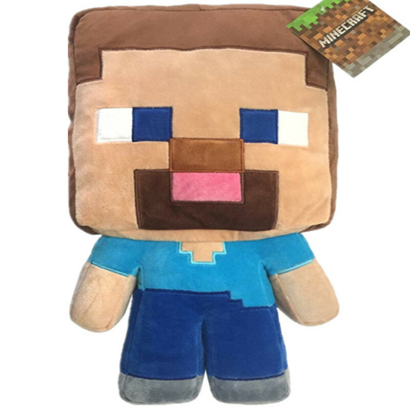 Minecraft Peluche Toy Pixel Poupée pour Enfants Cadeau