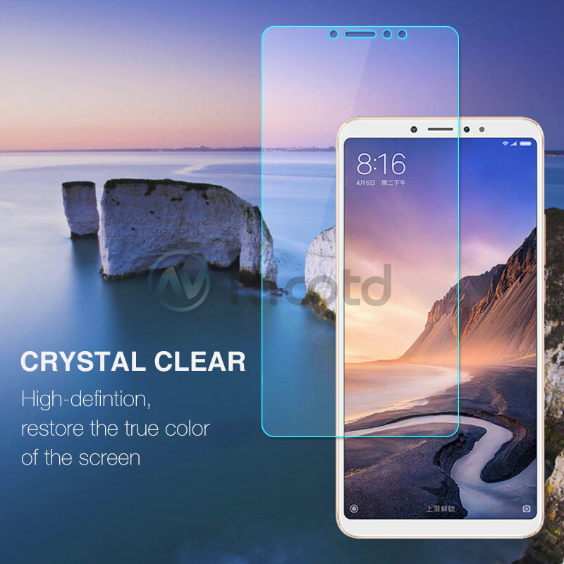 3pcs Tempered Glass Screen Protector for Xiaomi Mi Max3 max 2 1 3 9H HD Hard Protective Glass For Xiaomi Mi Mix Mix2 3 1 2s film