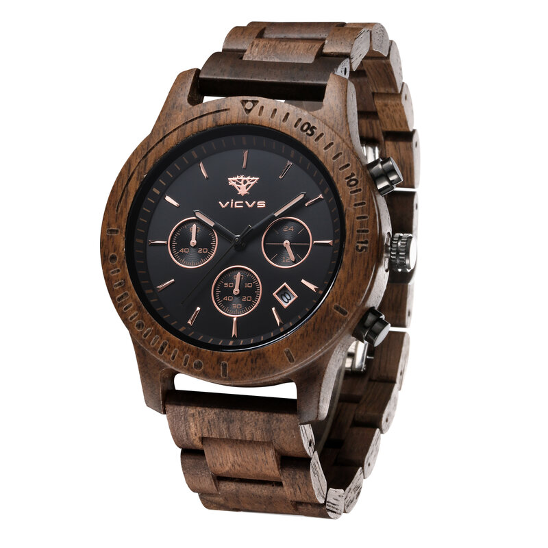 relojes automaticos para hombre Wooden Watches For Men Wrist Wood Strap Quartz Watch Husband Gift Relogio Masculino