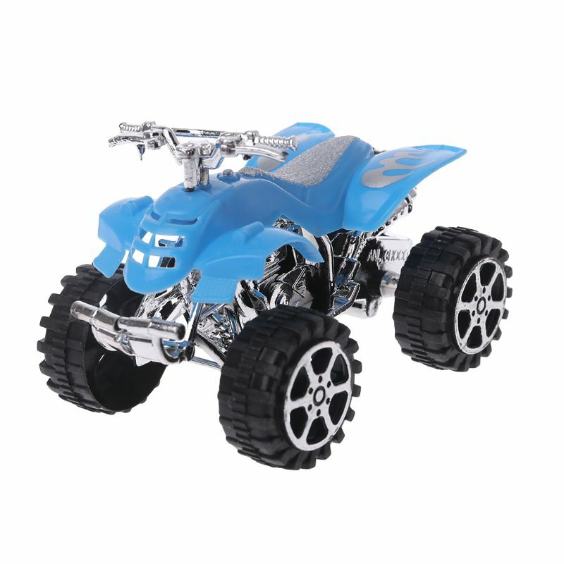 Mini simulación de inercia para niños, vehículo de motocicleta de playa de 4 ruedas, modelo de Motocross, juguete educativo