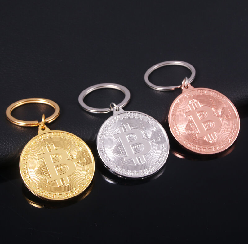 Porte-clés pendentif Bitcoin Music Band pour femmes et hommes, porte-clés, cadeau de collection de bijoux, le plus récent, 2023