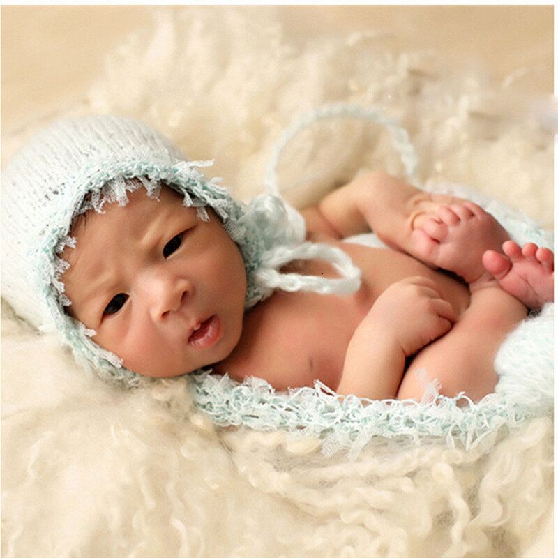 ❤️Одежда для фотосъемки новорожденных Фотосессия + 2 шт./комплект реквизит для детской фотосъемки аксессуары для студийной съемки вязаные шапочки для новорожденных