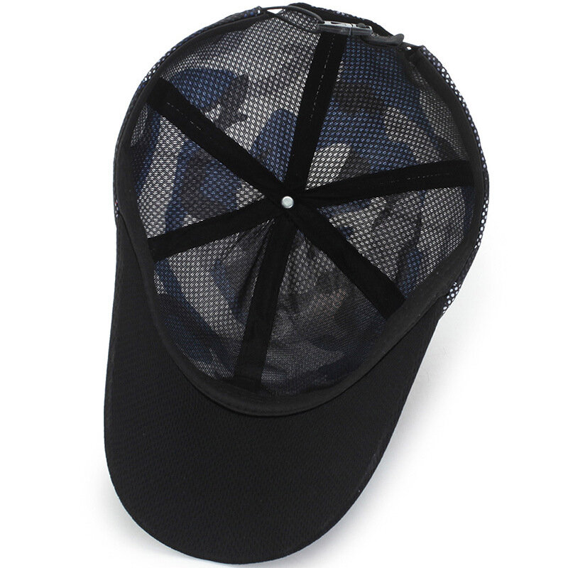Camouflage Mesh Baseball Cap Cotton Military Caps Cadet Army Caps Unisex Casual Outdoor Cap Trendy Sun Hats