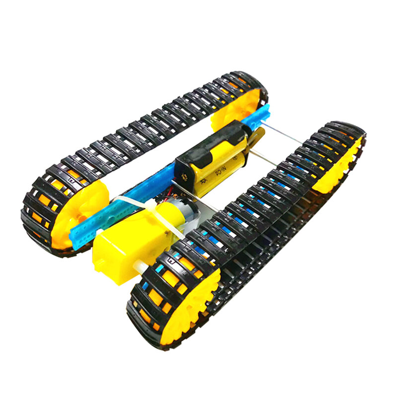 Smart Tank Chassis Handgemachte Pädagogisches Elektrische Roboter Auto Crawler Raupe Fahrzeug DIY Montiert für Kind Spielzeug