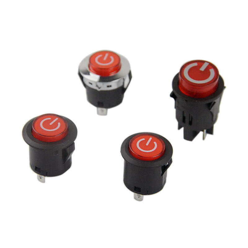 One button start switch for children's electric car 3-pin power switch for baby battery car