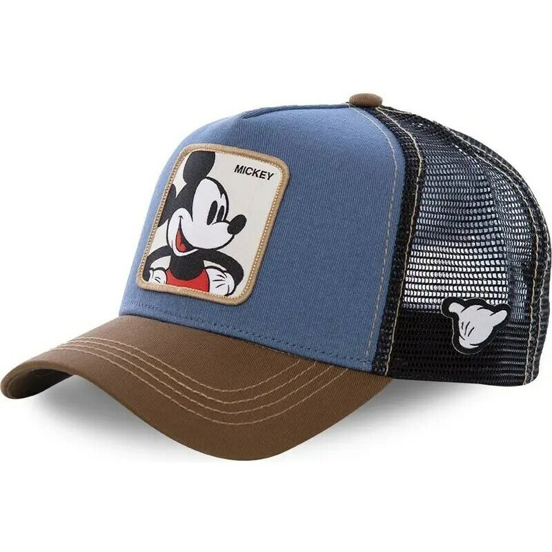 Topi bisbol katun Snapback kartun Anime merek Disney kualitas tinggi topi jaring ayah Hip Hop pria wanita topi Trucker Dropshipping