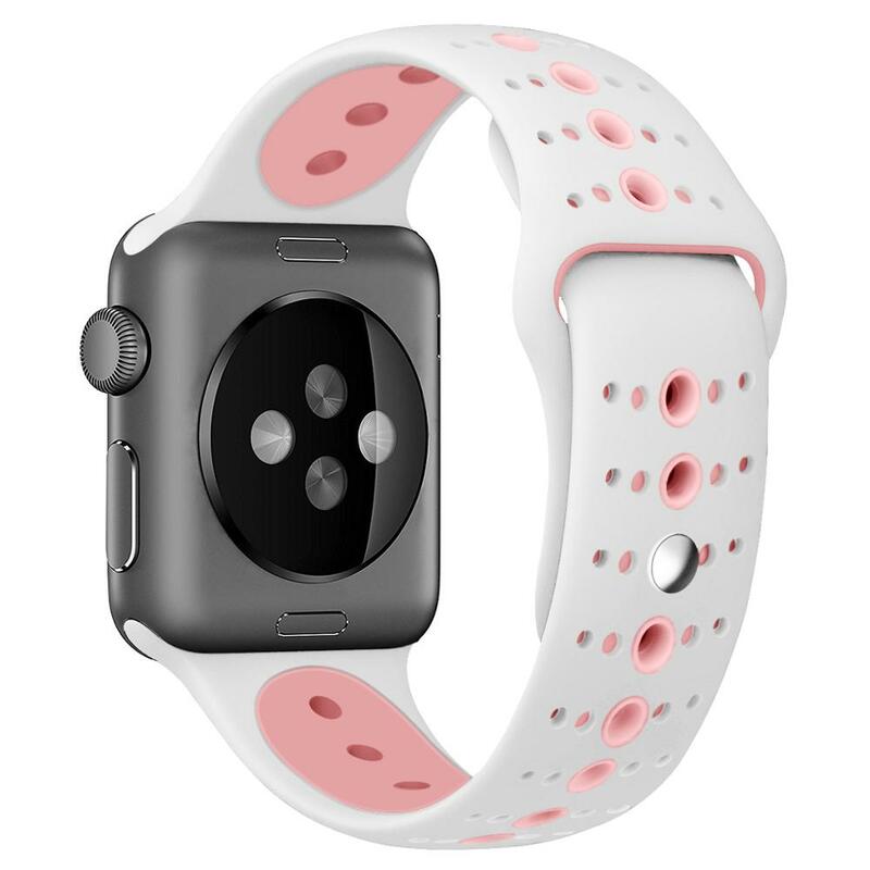 Strap For Apple Watch Band 38mm 40mm 42mm 44mm Replacement Soft Silicone Strap Compatible For IWatch Series 4/3/2/1 81002