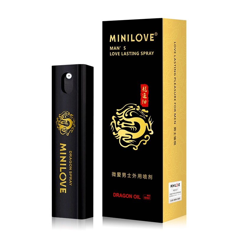 미니러브 강력한 섹스 지연 제품, 남성 성기 스프레이, 조루 방지, 섹스 윤활제, 10ml, 1 병